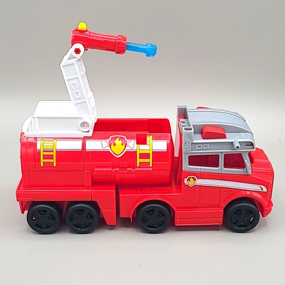 Ambulance Rescue Vehicle & Paw Patrol Marshall's Fire Truck Flashing Light Siren - Picture 8 of 12